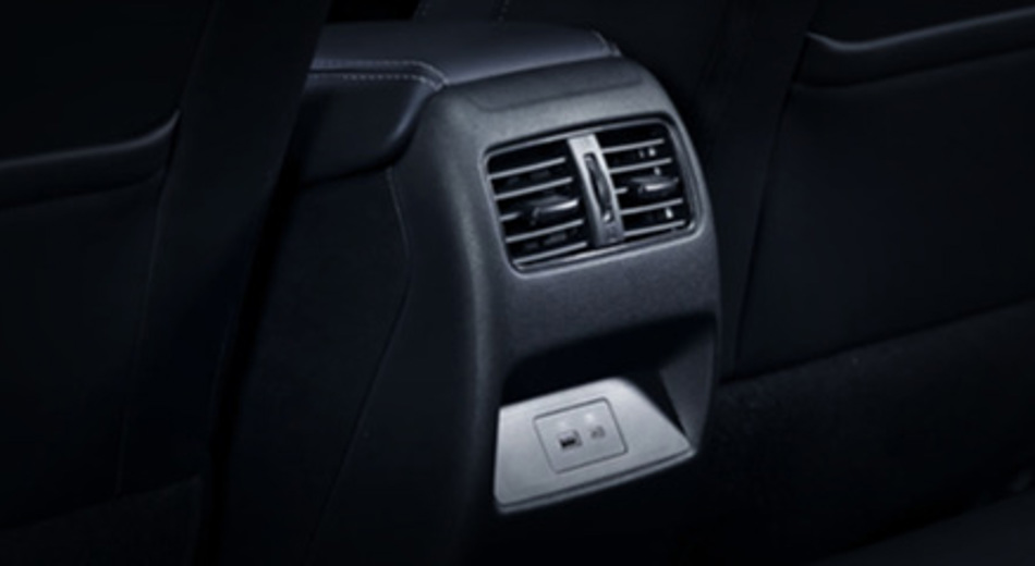 Qashqai Rear facing air-conditioner vents